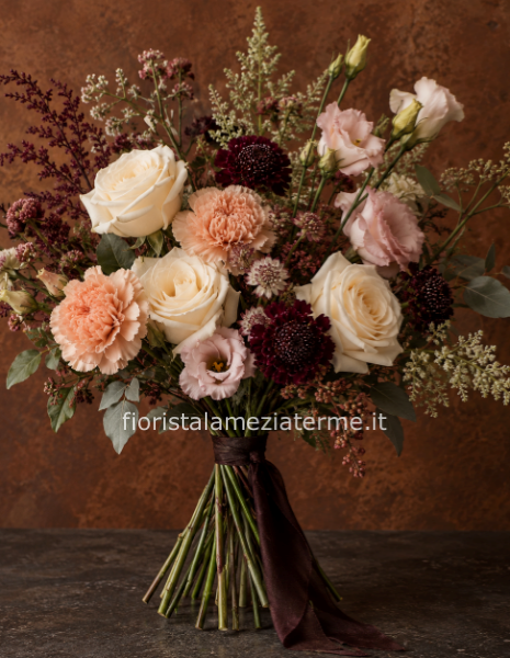 Bouquet di fiori e colori assortiti.